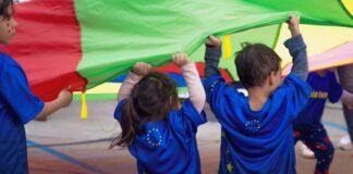 migrant youth soccer practice