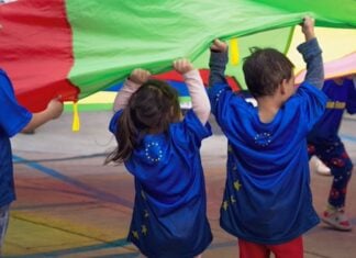 migrant youth soccer practice