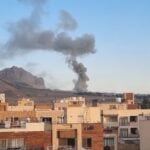 Attacks on Isfahan, Iran, on Wednesday.