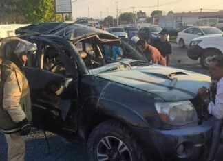 Vehicle that exploded near Mexico City's AIFA airport