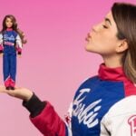 Regina Sirvent with her new Barbie Role Model doll