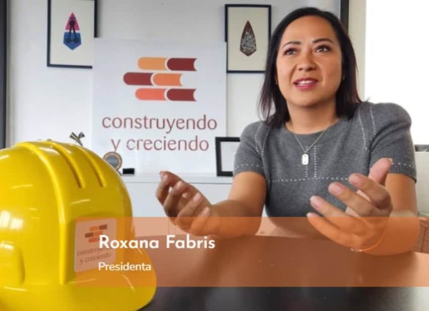 Roxana Fabris, president of Fundación Construyendo y Creciendo