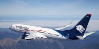 An Aeroméxico plane