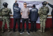 Arrest photo of suspected criminal leader known as "Lobo Menor"