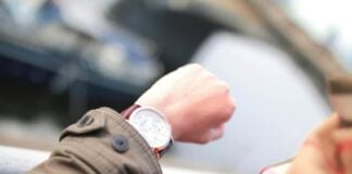 Looking at your watch