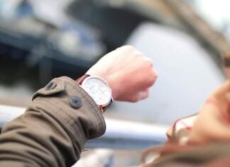 Looking at your watch