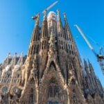 October 30, 2025: The Basilica i Temple Expiatori de la Sagrada Familia, aka Sagrada Familia, in Barcelona, Catalonia, Spain