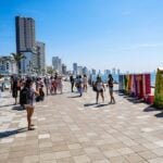 tourists in Mazatlan