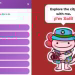 axolotl chatbot that helps visitors enjoy Mexico City
