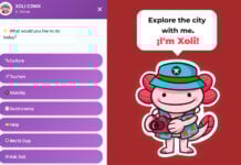 axolotl chatbot that helps visitors enjoy Mexico City