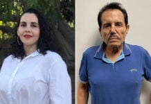 Mónica Zambada next to her father, Sinaloa Cartel leader El Mayo Zambada