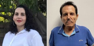 Mónica Zambada next to her father, Sinaloa Cartel leader El Mayo Zambada