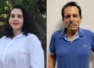 Mónica Zambada next to her father, Sinaloa Cartel leader El Mayo Zambada