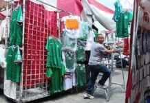 World Cup merch dealer