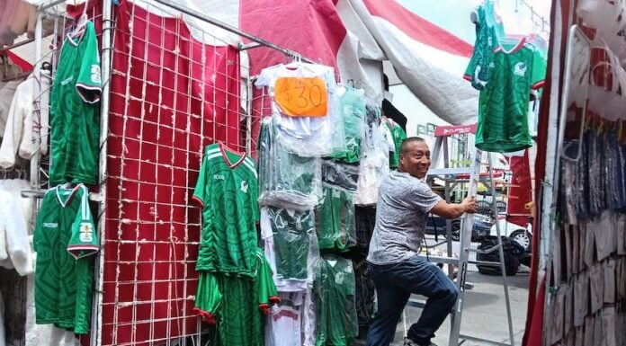 World Cup merch dealer
