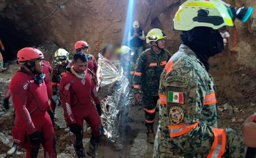 Francisco Zapara Nájera, 42, was rescued alive from the mine on April 8, 2026. He is one of two survivors of the collapse that occurred on March 25.