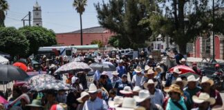 meeting In rural Zacatecas