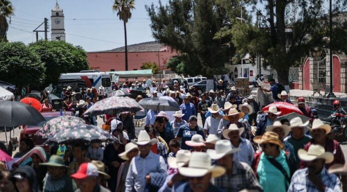 meeting In rural Zacatecas