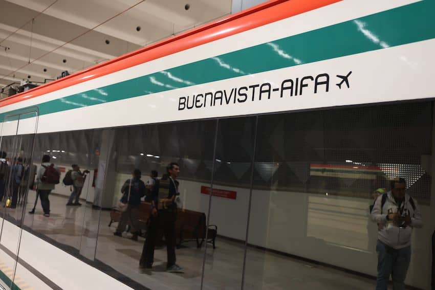 new train line to AIFA