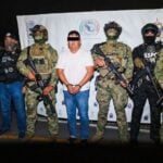 "El Jardinero" surrounded by Mexican naval special forces