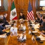 Sheinbaum chaired a meeting at the National Palace attended by Greer, U.S. Ambassador to Mexico Ron Johnson, Mexican Economy Minister Marcelo Ebrard, Finance Minister Édgar Amador Zamora and other officials.