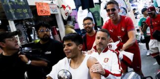 Portuguese team in Mexico