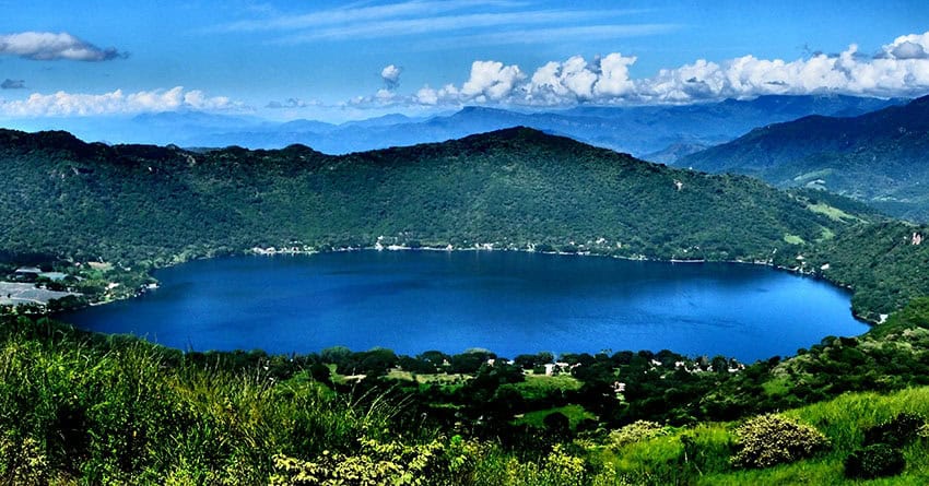 Crater lake of Santa Maria del Oro, Nayarit.