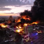 fire at warehouse in Zacatecas