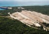 An aerial shot of the Sac-Tun mine, formerly called Calica Mine, owned by Vulcan Materials near Playa del Carmen