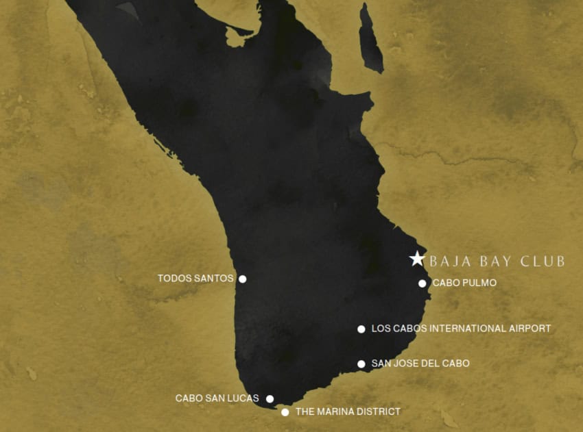 Cabo Pulmo and Baja Bay Club map, protect Cabo Pulmo