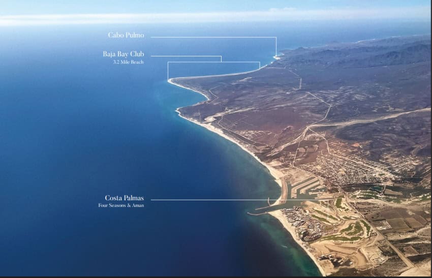 protect Cabo Pulmo, Baja Bay Club distance from Cabo Pulmo map