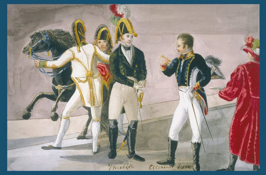 Emperor Iturbide receives the keys to Mexico City