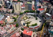 Glorieta de los Insurgentes in Mexico