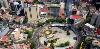 Glorieta de los Insurgentes in Mexico