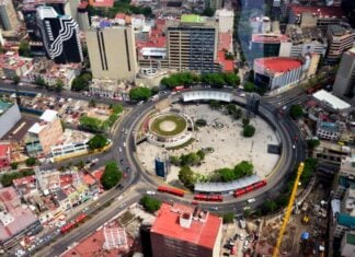 Glorieta de los Insurgentes in Mexico