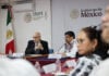 United Nations High Commissioner for Human Rights Volker Türk at a meeting with Mexico's National Institute of Indigenous Peoples