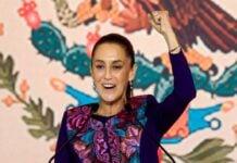 President Claudia Sheinbaum celebrates her election