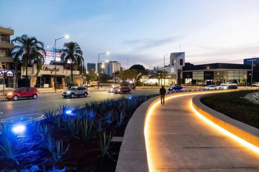 La Minerva glorieta in Guadalajara