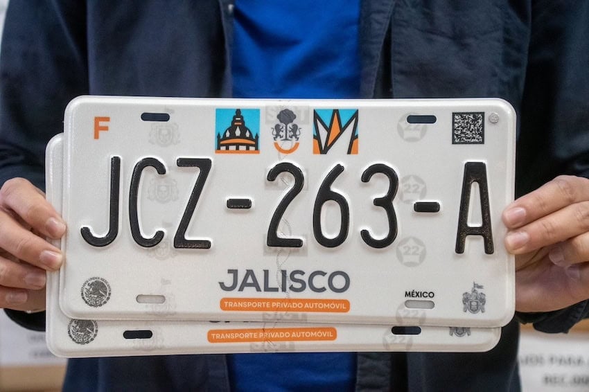 Jalisco state licence plates