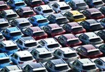 Cars ready to be exported