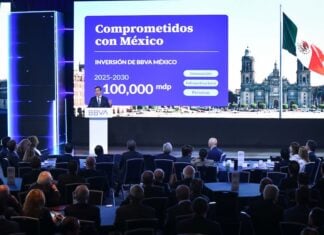 Carlos Torres Vila, president of BBVA Group, kicks off BBVA México's National Meeting of Regional Advisors in Mexico City on Tuesday.