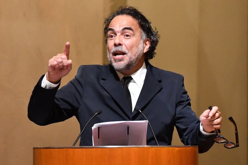 Iñ+arritu at his induction ceremony