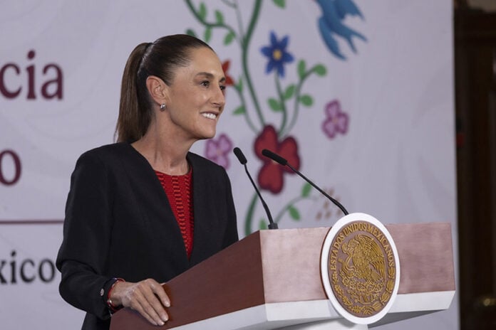 President Sheinbaum at her morning press conference May 21