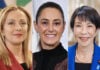 Italian PM Giorgia Meloni, Mexican President Claudia Sheinbaum and Japan PM Sanae Takaichi