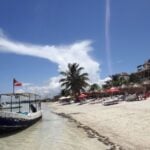Beach view of Mahahual, Quintana Roo