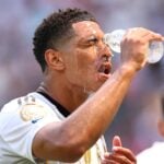 Jude Bellingham cools off during the Club World Cup heat