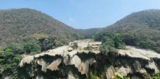 Tamul Waterfall dried up