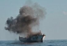 ship sunl for artificial reef