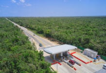 The Mayab Highway connecting Mérida and Playa del Carmen