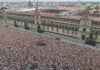 BTS fans at Zócalo